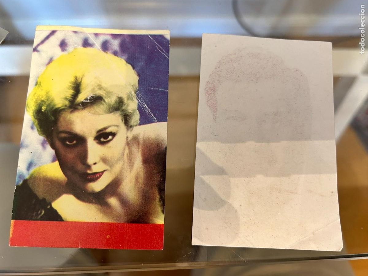 Coleccionismo cromos antiguos: GREGORY PECK Y kim novak NUEVOS - Foto 2