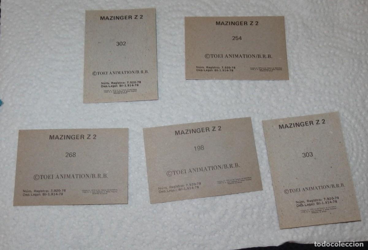 Coleccionismo cromos antiguos: 4 SOBRES DE MAZINGER Z 2 + 5 CROMOS - Foto 6