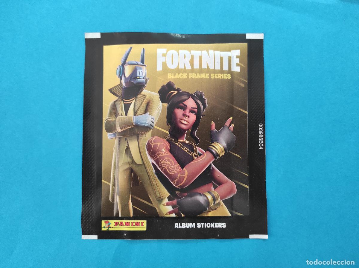 Collectable Antique Stickers: SOBRE SIN ABRIR DE FORTNITE BLACK FRAME SERIES DE PANINI