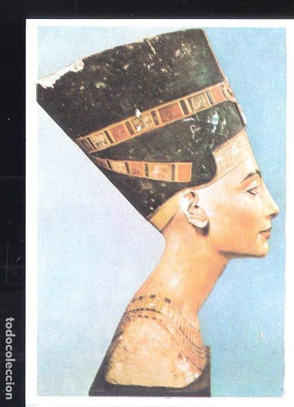 Coleccionismo Cromos antiguos: La reina Nefertiti. 113. Ed. Difusora Cultura, S.A. Valencia. 1971. Cromo.