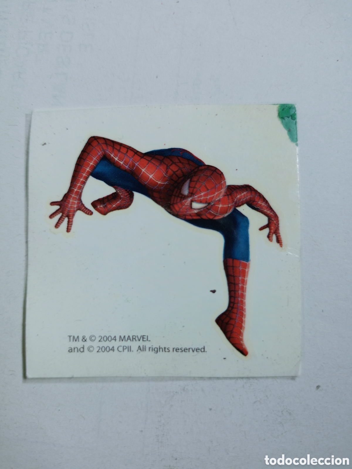 Coleccionismo Cromos antiguos: Cromo pegatina bollycao Spiderman 2 2004 tattoo