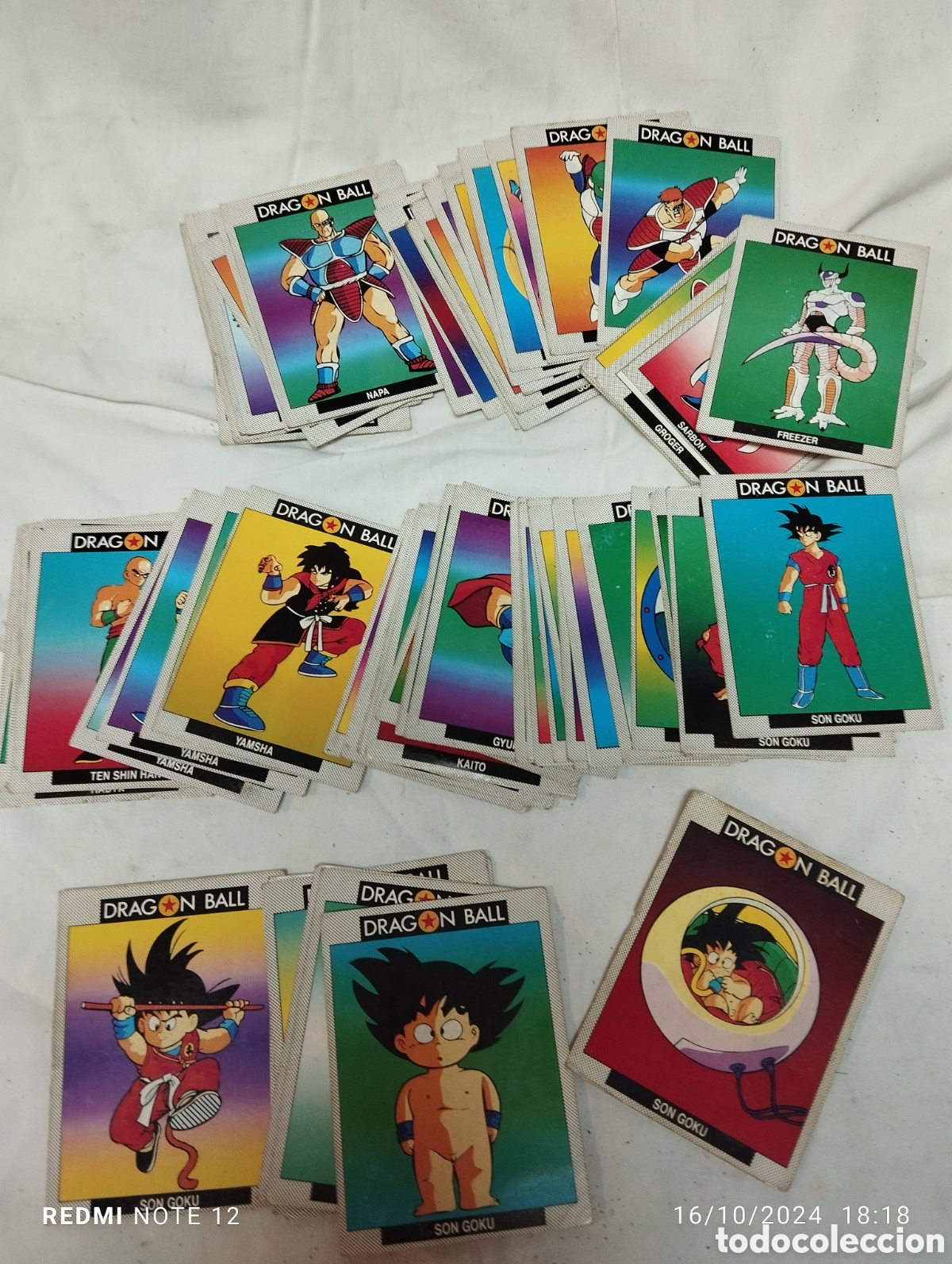 Coleccionismo cromos antiguos: Lote de 67 cromos de Drag&oacute;n Ball - Foto 1