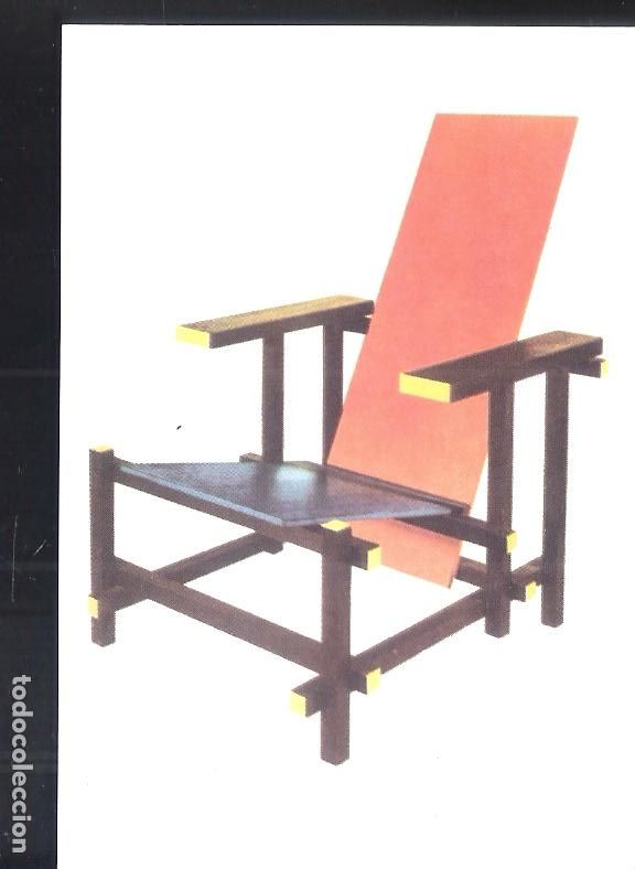 Coleccionismo cromos antiguos: Silla moderna de G. Rietveld. 277. Ed. Difusora Cultura, S.A. Valencia. 1971. Cromo. 10x9 cm.