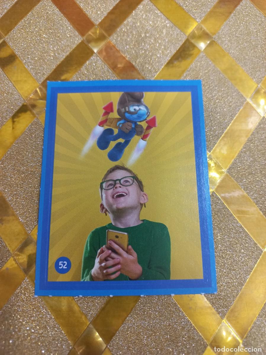 Coleccionismo Cromos antiguos: CROMO NUMERO 52 DE CUIDANDO EL PLANETA CON LOS PITUFOS ALCAMPO !