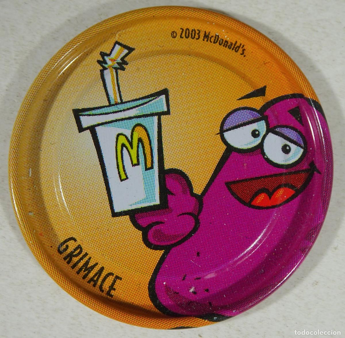 Colecionismo Cromos antigos: TAZO METAL RAPPERS, GRIMACE, MC DONALD`S , VER FOTOS