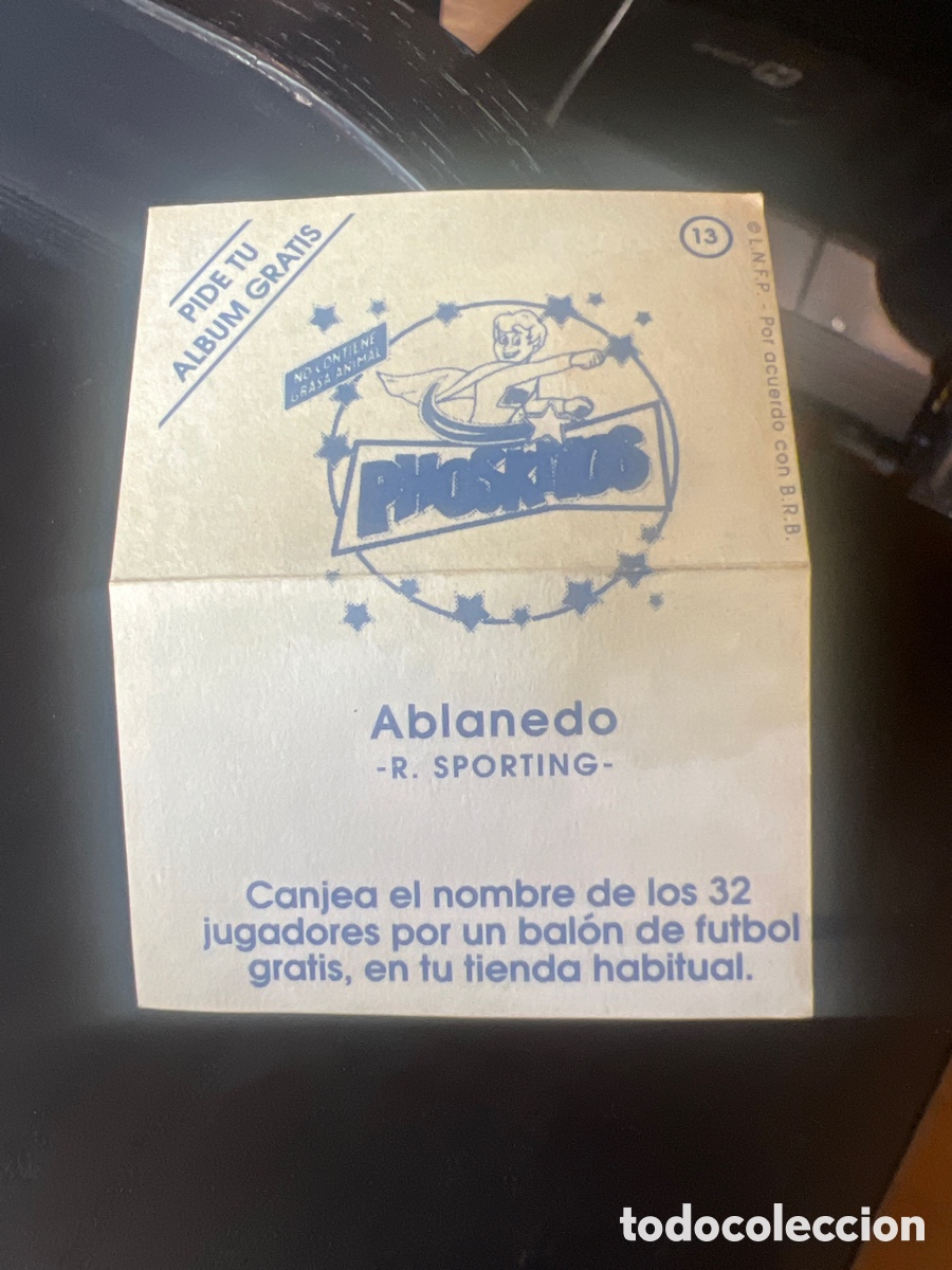 Coleccionismo cromos antiguos: Phoskitos ases de la liga Ablanedo - Foto 2