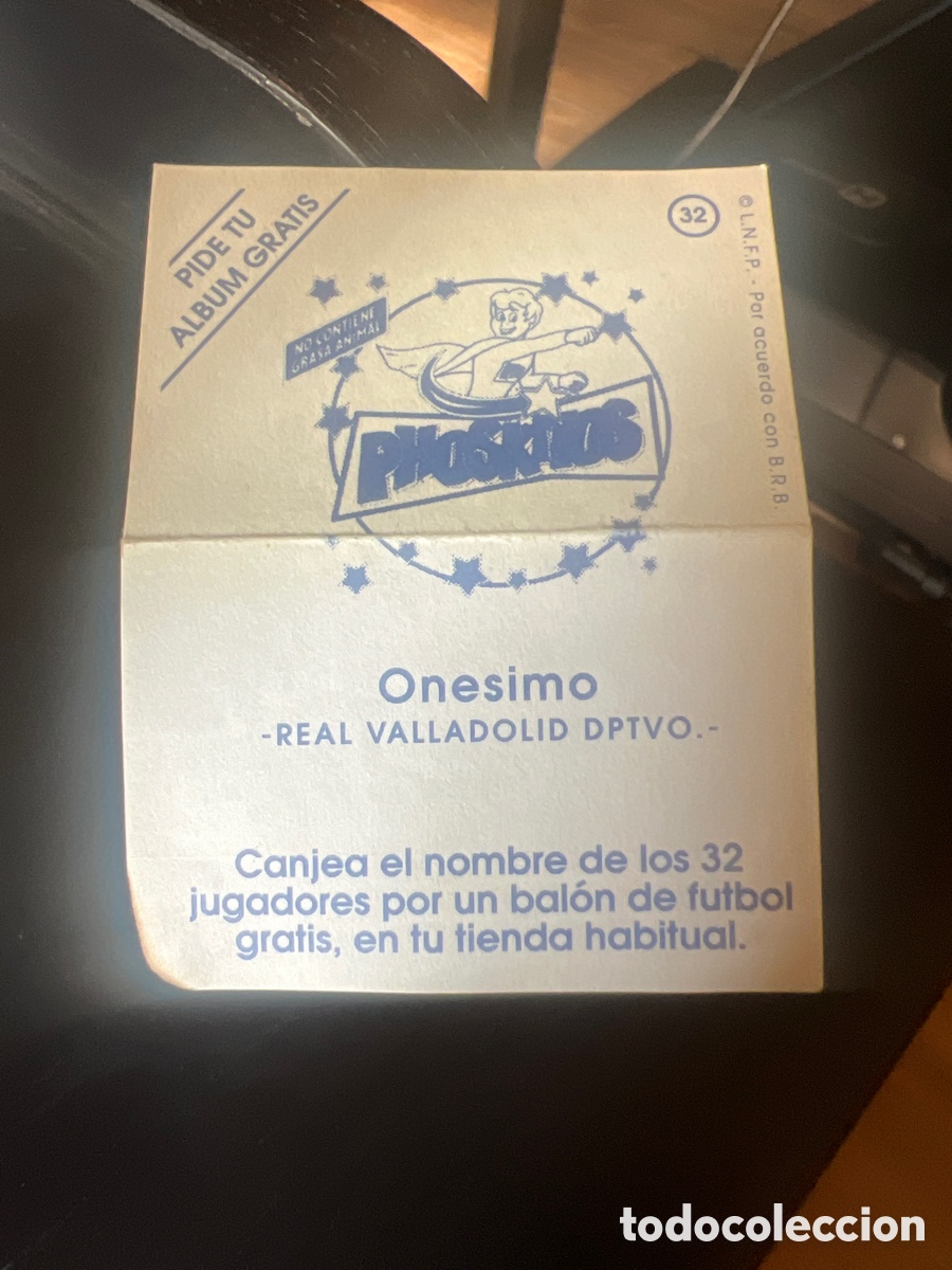 Coleccionismo cromos antiguos: Phoskitos ases de la liga On&eacute;simo - Foto 2