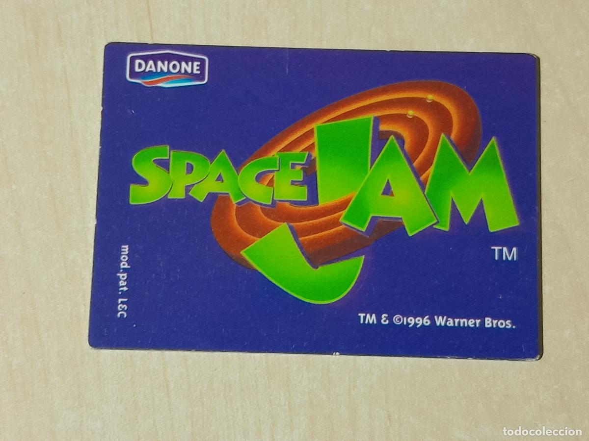 Coleccionismo cromos antiguos: CROMO N &ordm; 1 DE PLASTICO DE LOS TINY TOON DE LA PELICULA SPACE JAM . DANONE , 1996 - Foto 2