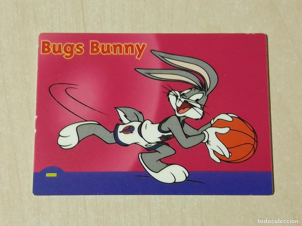 Coleccionismo cromos antiguos: CROMO N &ordm; 1 DE PLASTICO DE LOS TINY TOON DE LA PELICULA SPACE JAM . DANONE , 1996 - Foto 1
