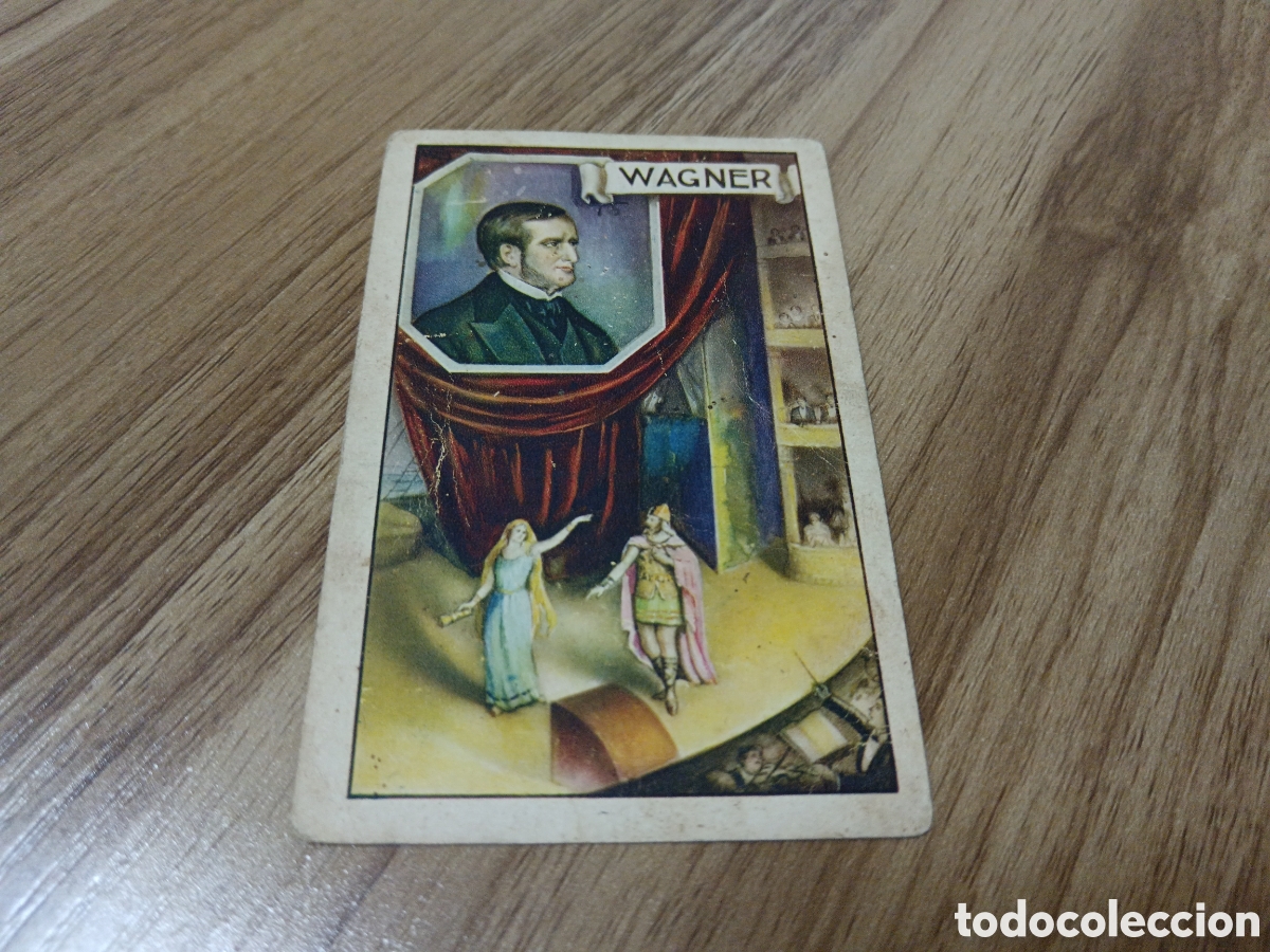 Coleccionismo Cromos antiguos: WAGNER N&ordm; 5 HOMBRES EMINENTYES CHOCOLATES AMTLLER