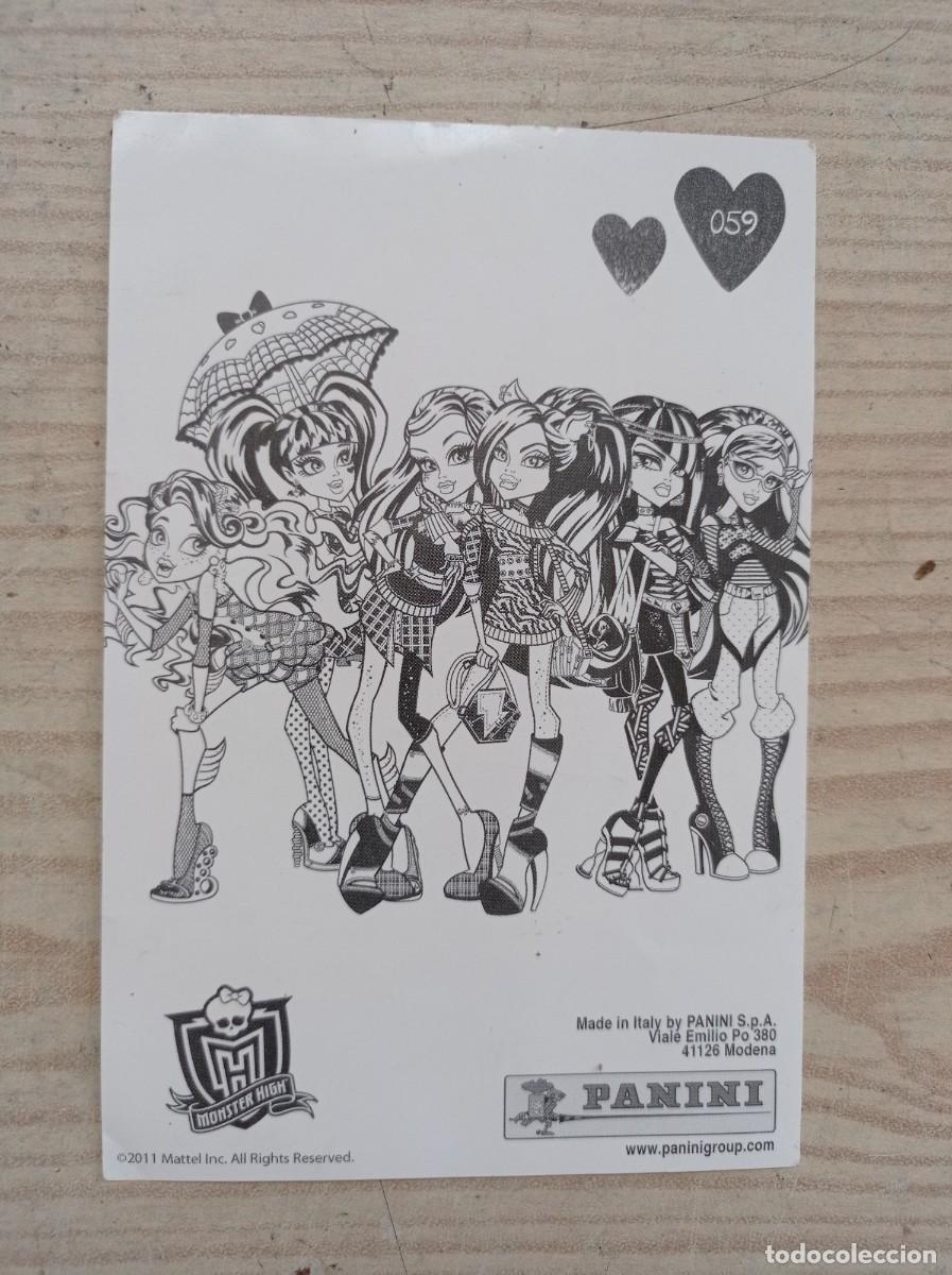 Coleccionismo cromos antiguos: Cromo Monster High - 2011 - Mattel - Panini - Foto 2