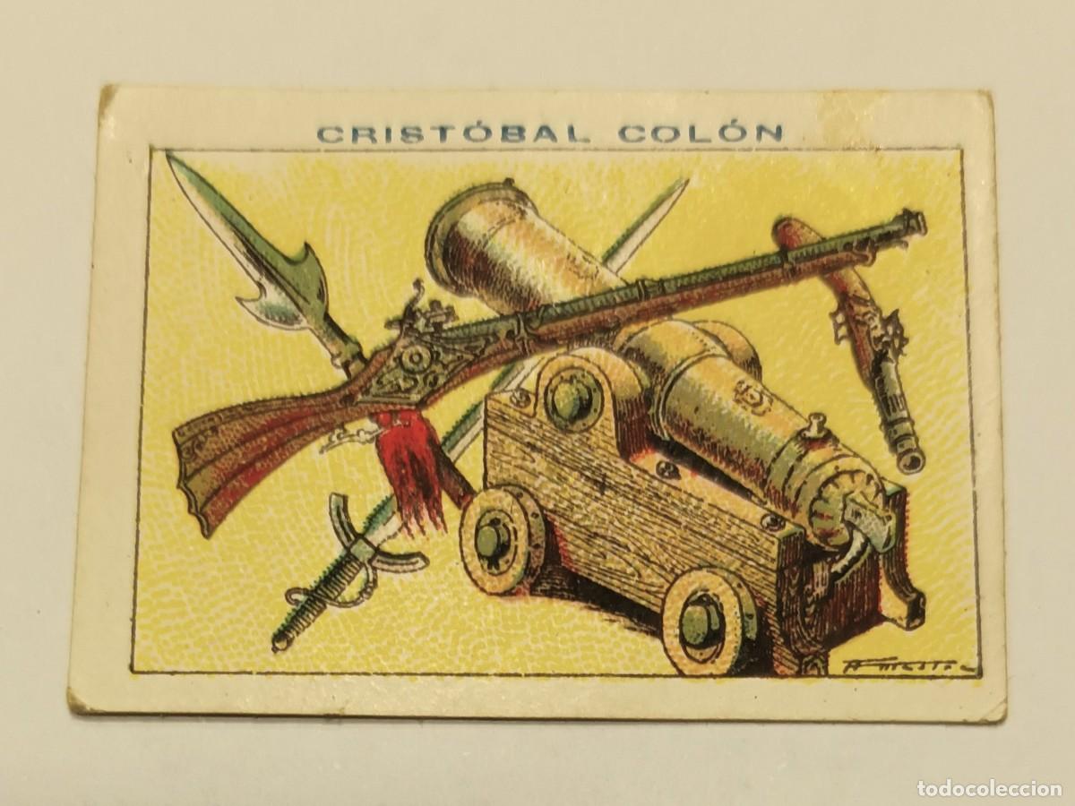 Coleccionismo cromos antiguos: CROMO N&ordm;208 : CRIST&Oacute;BAL COL&Oacute;N.CHOCOLATE JUNCOSA - Foto 1