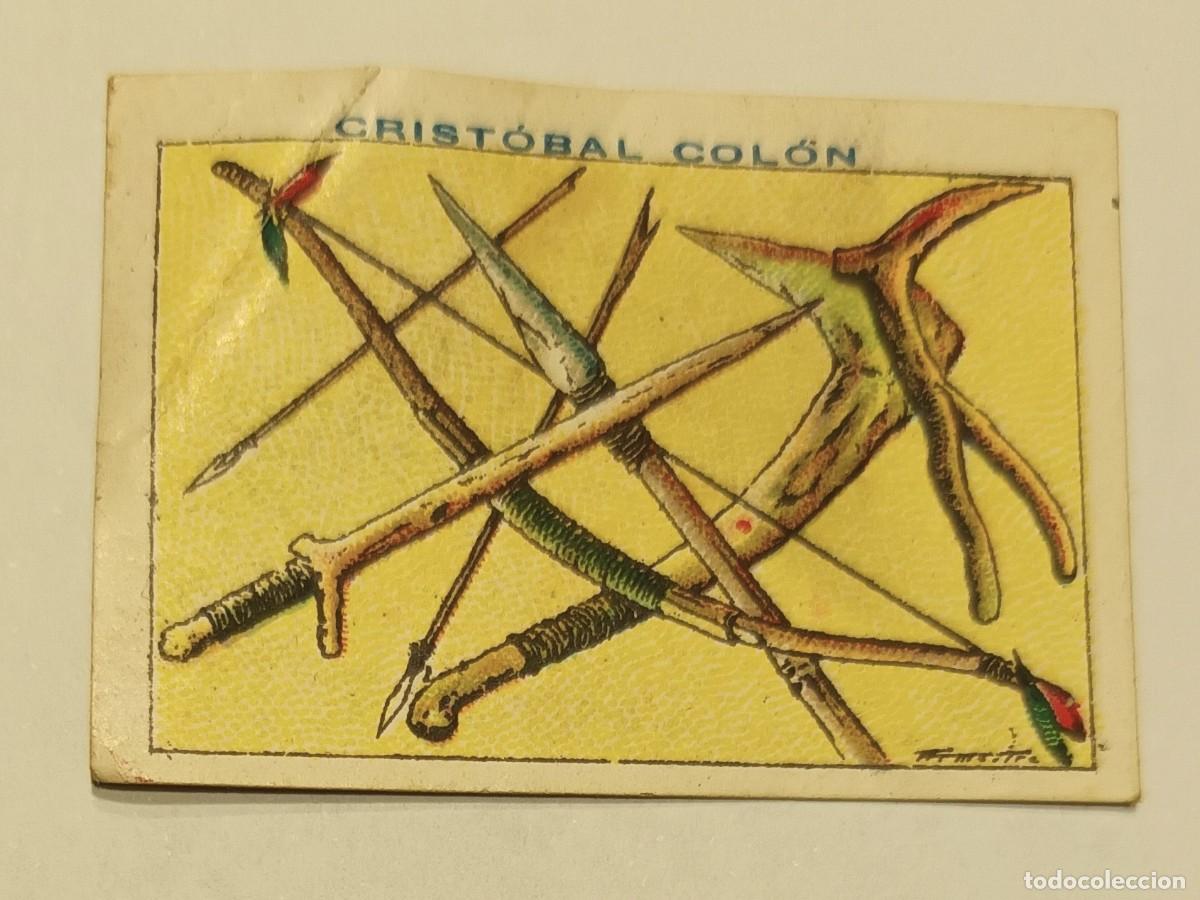 Coleccionismo cromos antiguos: CROMO N&ordm;218 : CRIST&Oacute;BAL COL&Oacute;N.CHOCOLATE JUNCOSA - Foto 1