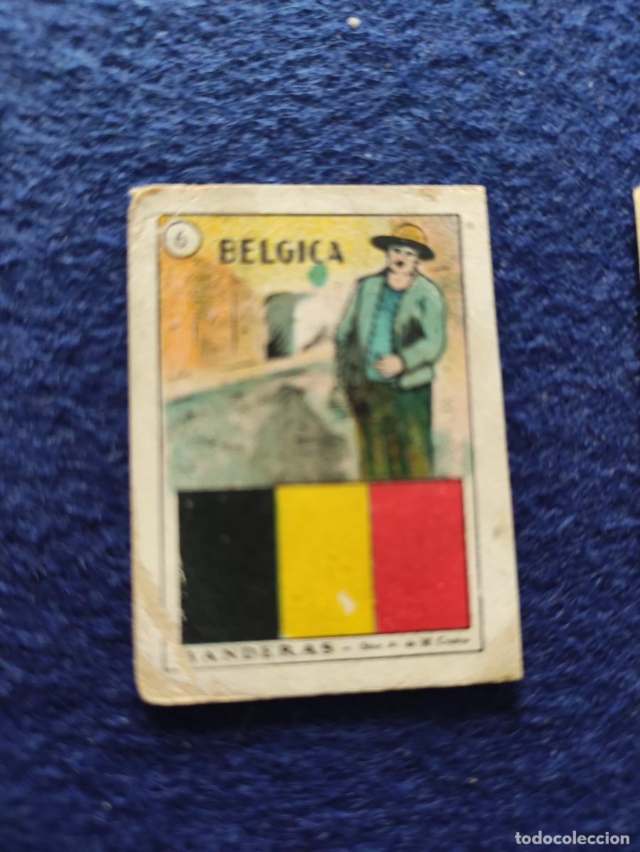 Coleccionismo cromos antiguos: ANTIGUO CROMO BANDERAS BELGICA N&ordm; 6 SERIE A
