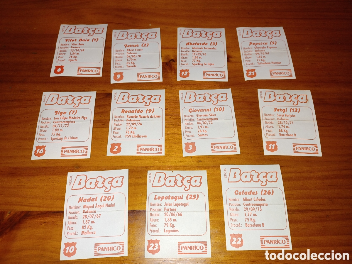 Coleccionismo cromos antiguos: Cromos BAR&Ccedil;A panrico leer descripcion - Foto 7
