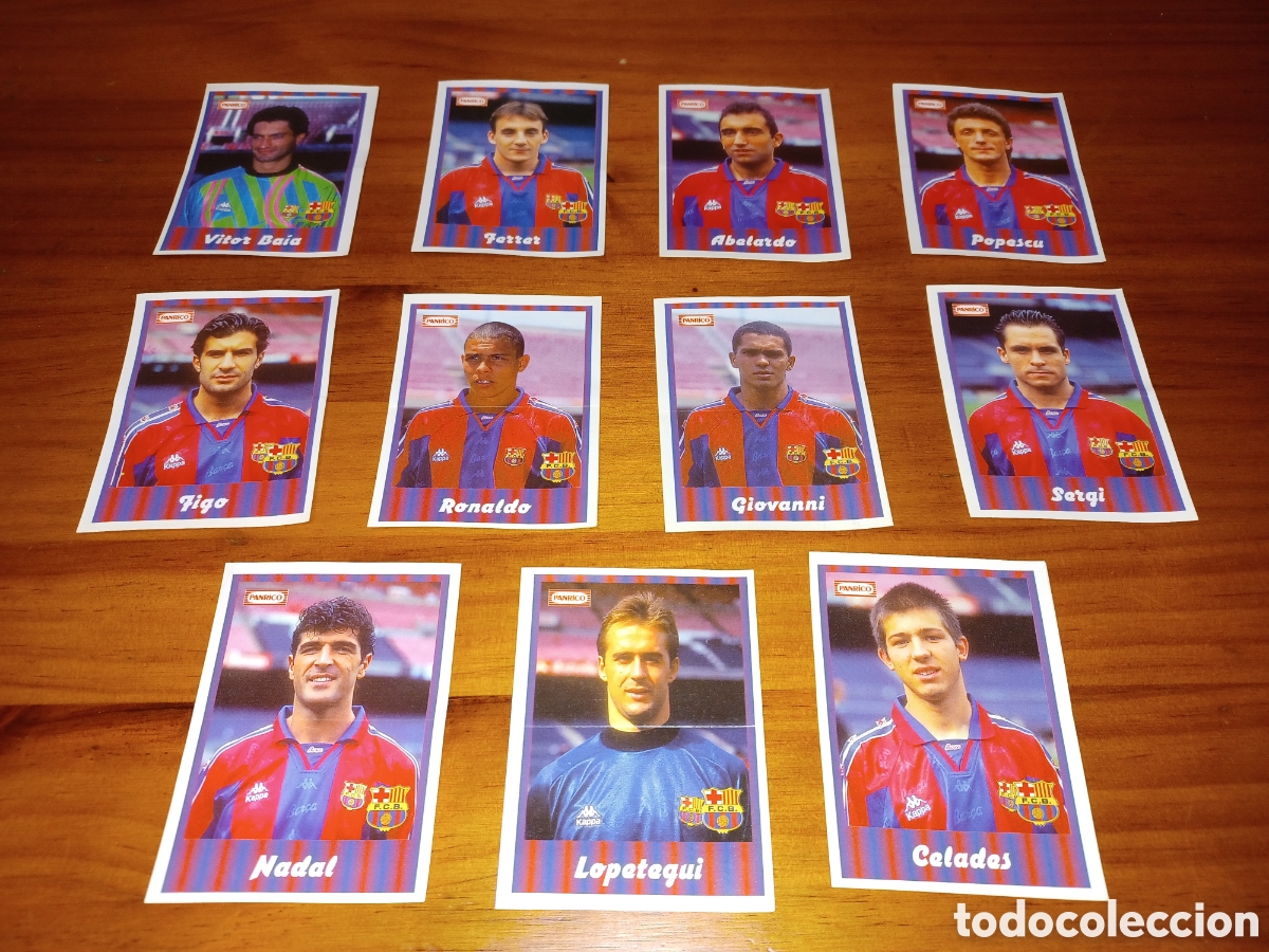 Coleccionismo cromos antiguos: Cromos BAR&Ccedil;A panrico leer descripcion - Foto 1