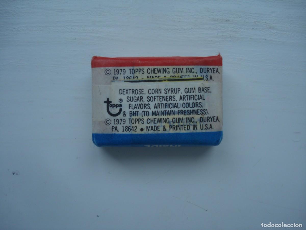 Coleccionismo cromos antiguos: BASEBALL CHICLES SIN ABRIR! KAUGUMMI UNOPENED BUBBLE GUM! - Foto 2