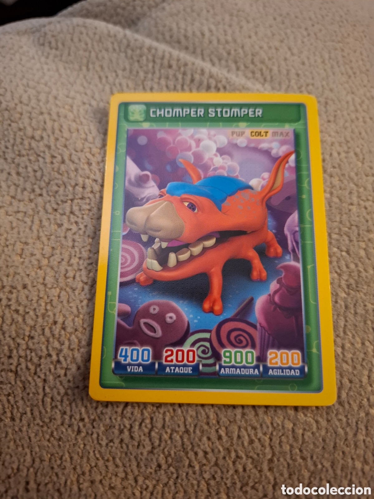Coleccionismo cromos antiguos: Cromo PANINI Invizimals CHOMPER STOMPER 2009-2016 - Foto 1
