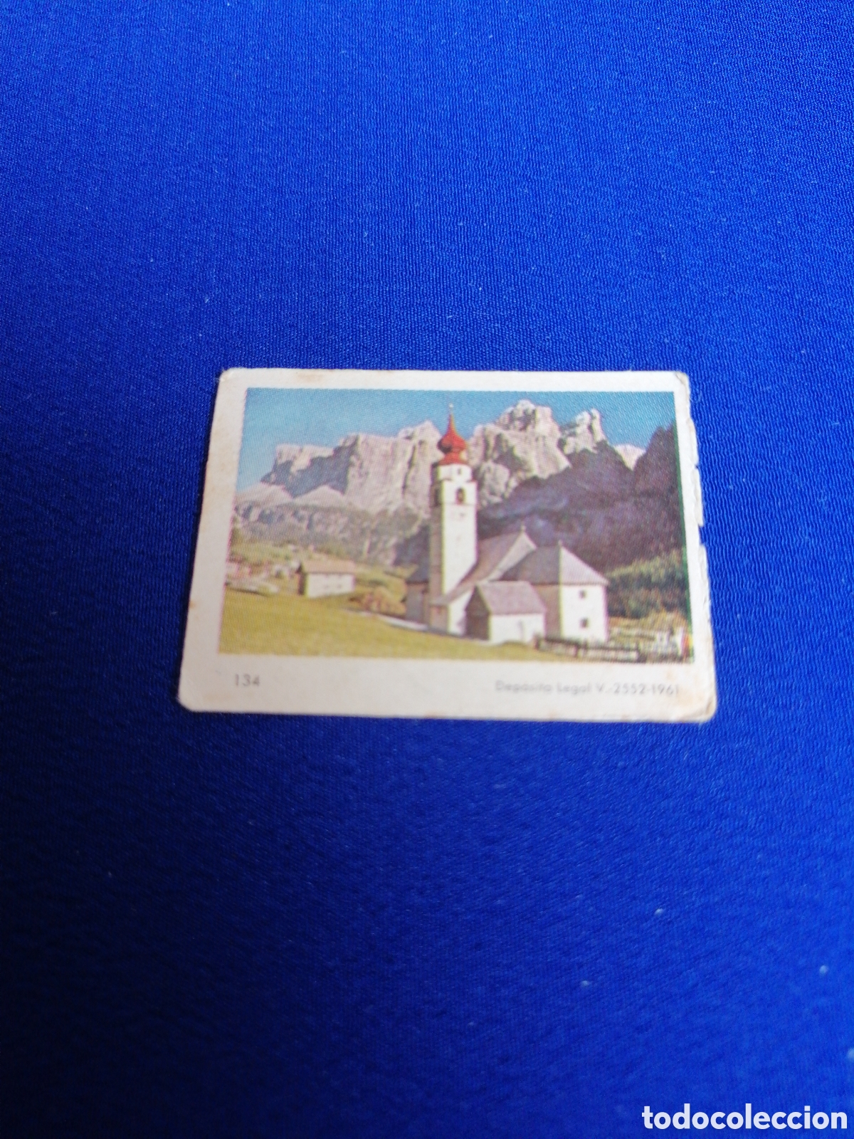 Colecionismo Cromos antigos: T&Oacute;MBOLA VALENCIANA DE LA CARIDAD SUIZA - MONACO-ITALIA NUMERO 134 PUBLICIDAD EL BISONTE