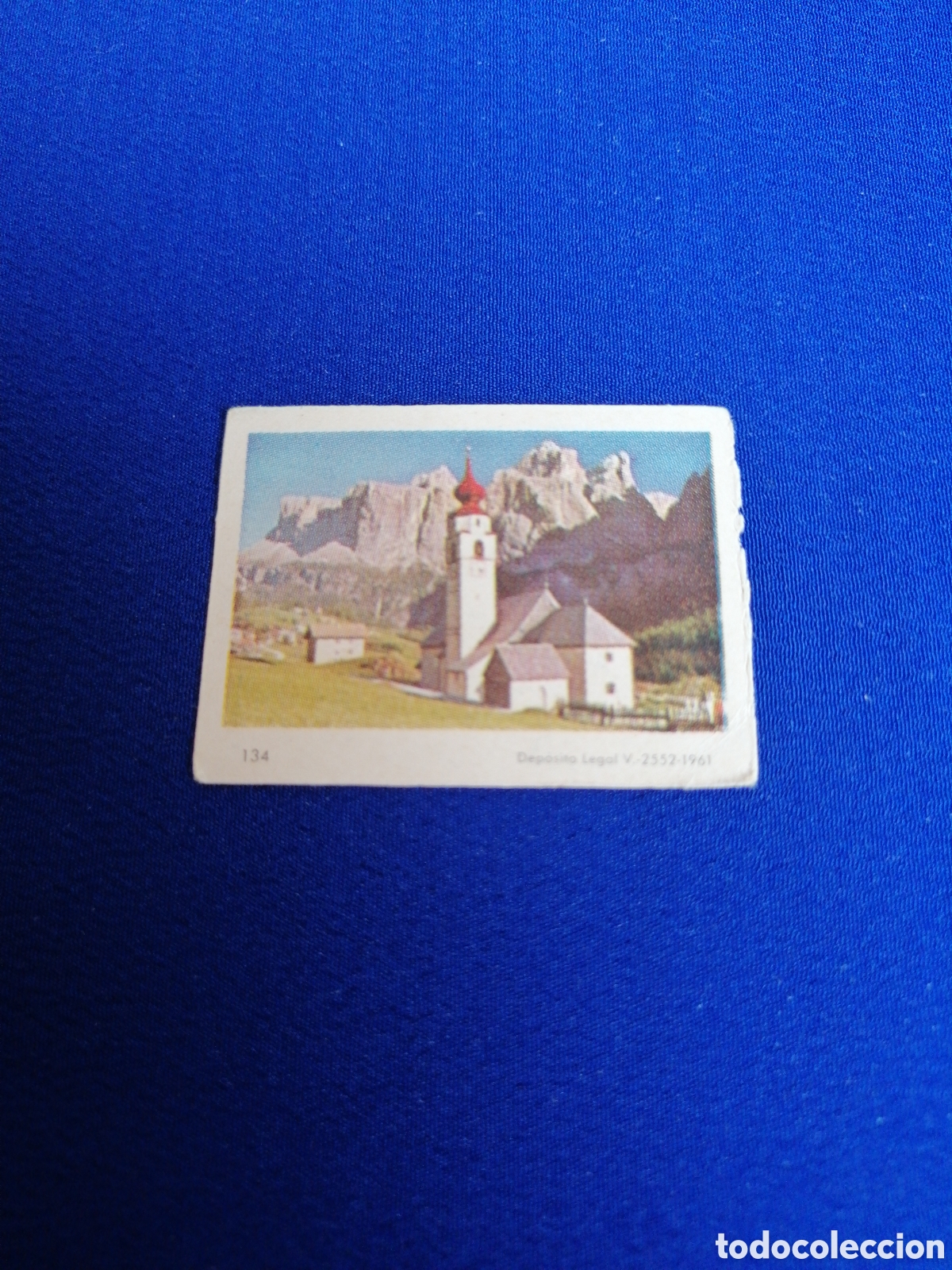 Sammeln alte Sammelbilder: T&Oacute;MBOLA VALENCIANA DE LA CARIDAD SUIZA - MONACO-ITALIA NUMERO 134 PUBLICIDAD EL BISONTE
