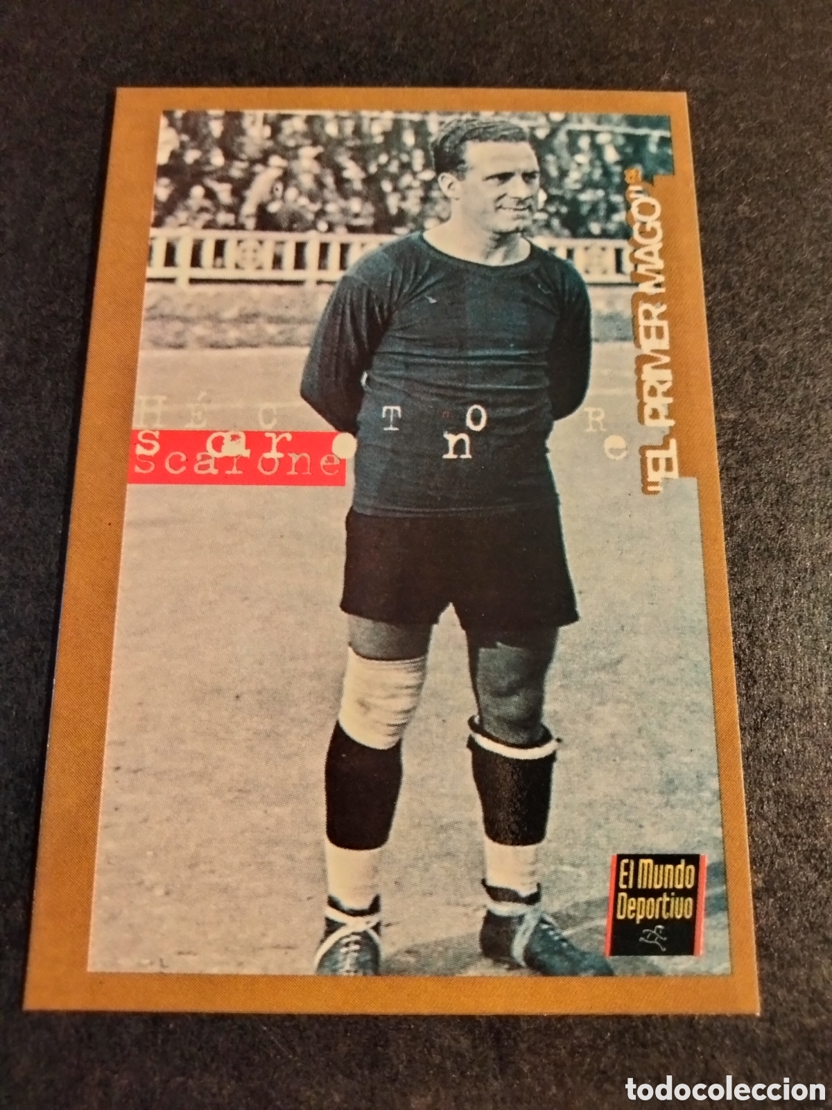 Colecionismo Cromos antigos: BARCA D'OR MUNDO DEPORTIVO A&Ntilde;O 1995 HECTOR SCARONE EL PRIMER GRAN MAGO FC.BARCELONA
