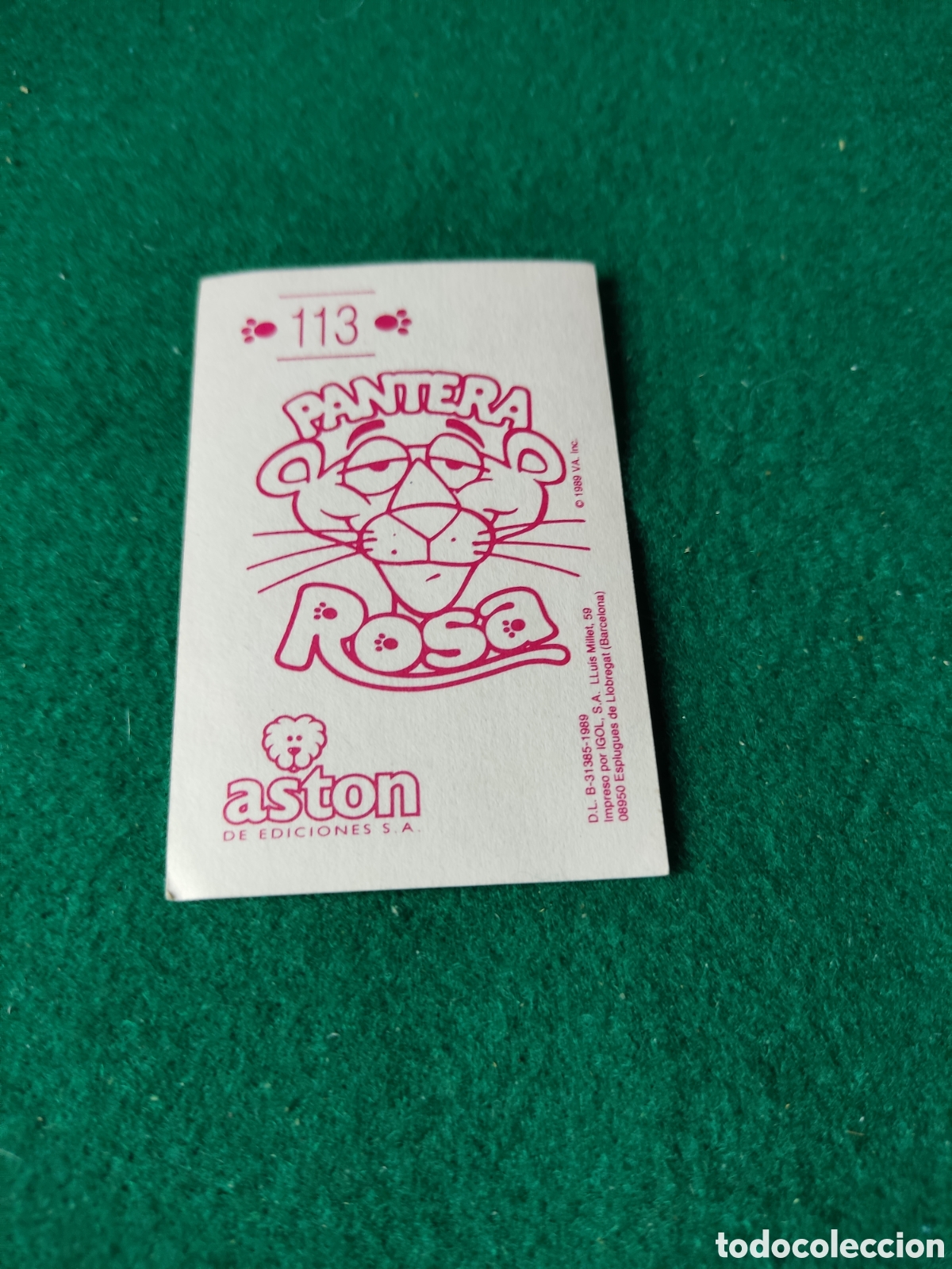 Coleccionismo cromos antiguos: Cromo La Pantera Rosa - Foto 2