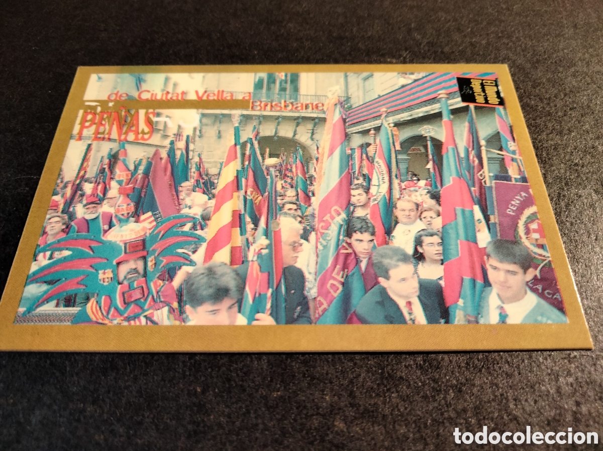 Coleccionismo cromos antiguos: BARCA D'OR MUNDO DEPORTIVO A&Ntilde;O 1995 PE&Ntilde;AS DE CIUTAT VELLA A BRISBANE FC.BARCELONA