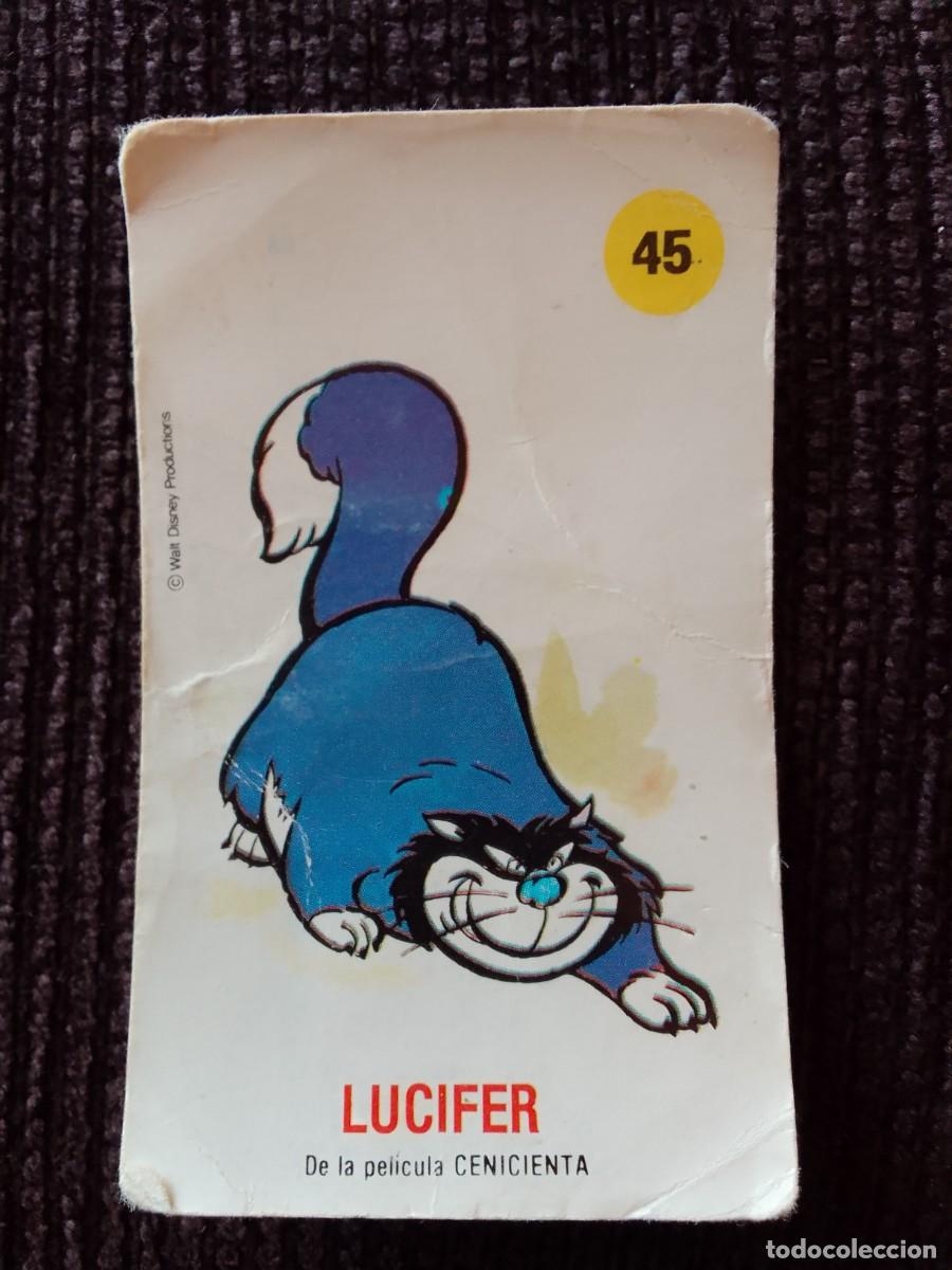 Coleccionismo cromos antiguos: CROMO BIMBO. PLASTICROMO. 45. LUCIFER. CENICIENTA. - Foto 1