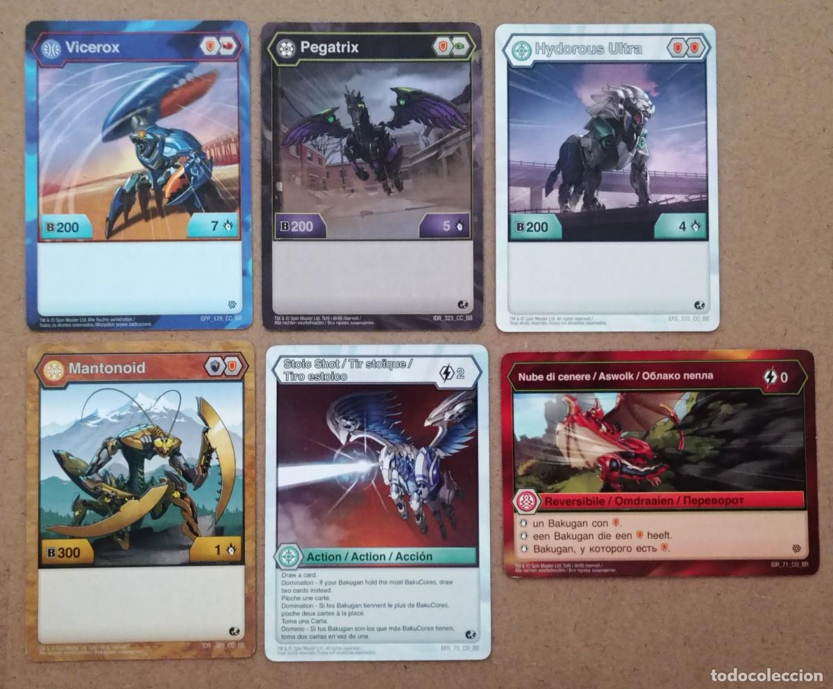 Coleccionismo cromos antiguos: LOTE DE 6 CARTAS BAKUGAN - Foto 1