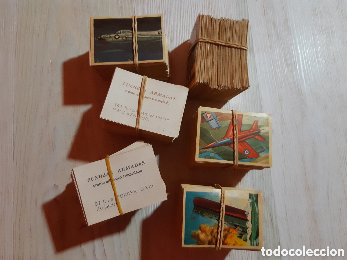 Coleccionismo Cromos antiguos: 1500 cromos FUERZAS ARMADAS