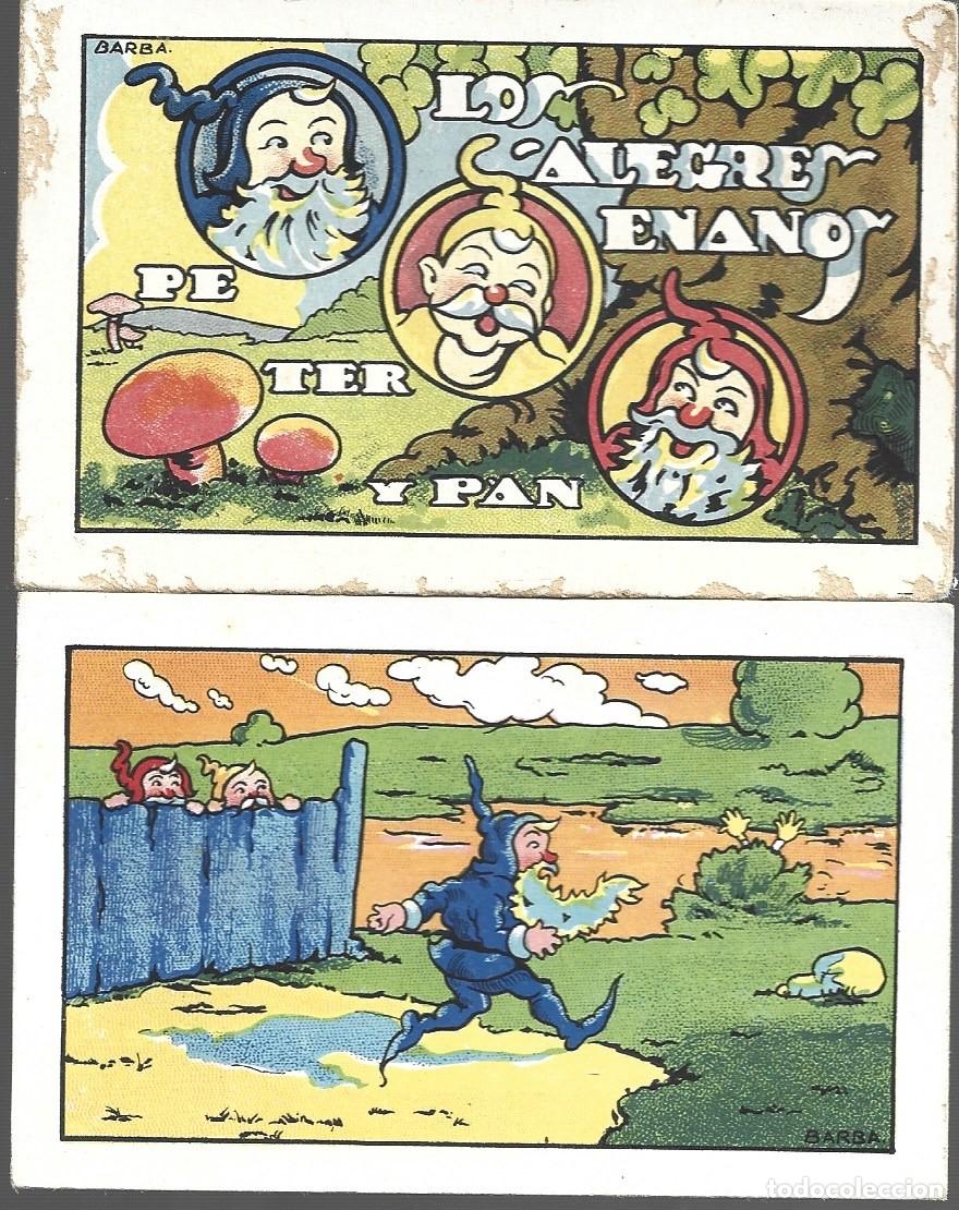 Coleccionismo cromos antiguos: CROMOS DE LOS ALEGRES ENANOS PETER Y PAN SERIE DE 10 CROMOS - Foto 1