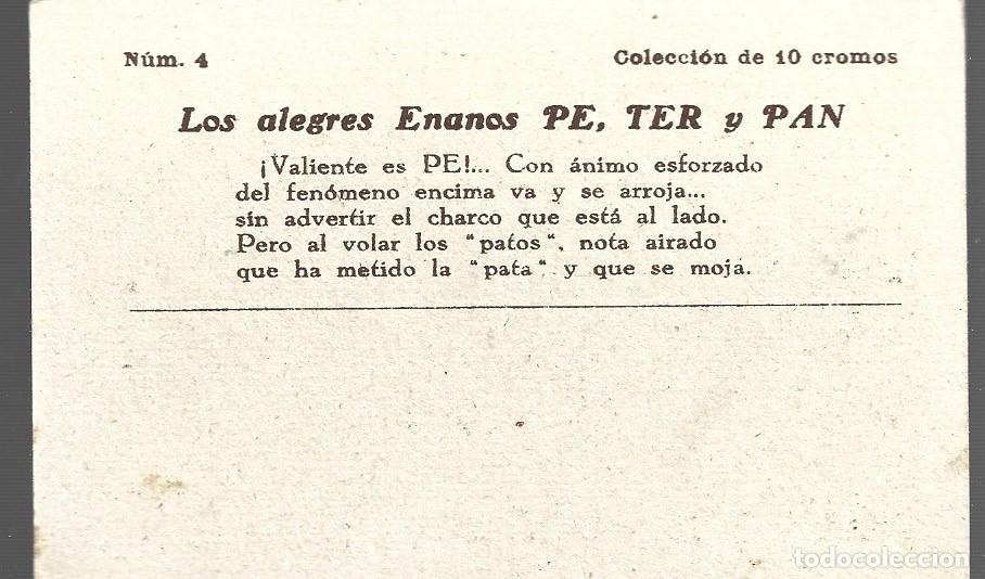 Coleccionismo cromos antiguos: CROMOS DE LOS ALEGRES ENANOS PETER Y PAN SERIE DE 10 CROMOS - Foto 6