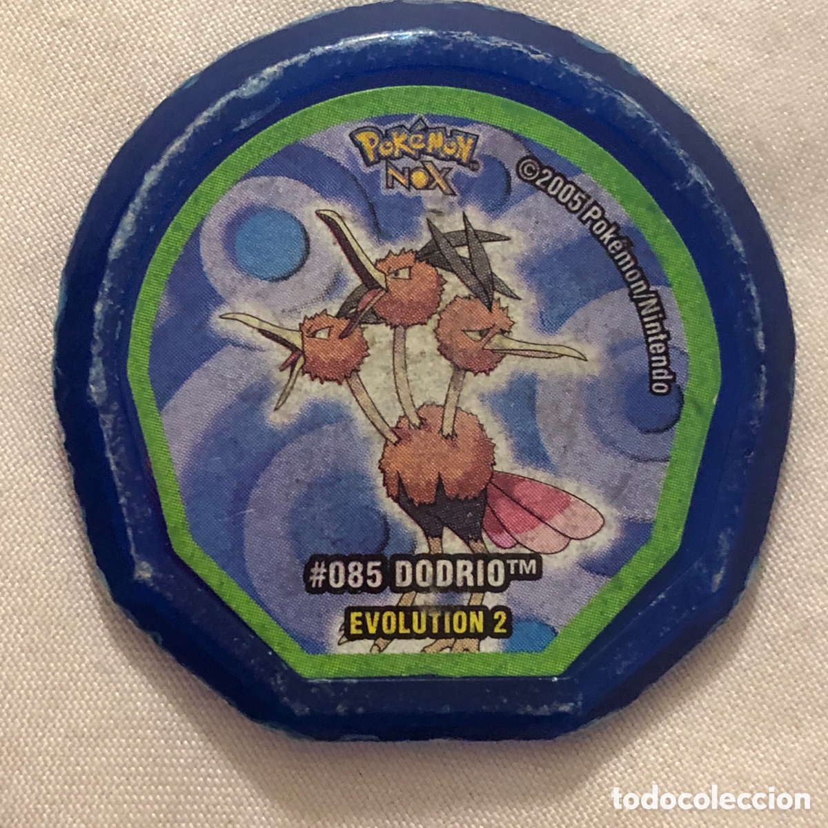 Coleccionismo cromos antiguos: TAZO DE POKEMON NOX - # 085. DODRIO. EVOLUTION 2 - 2005 NINTENDO - Foto 1