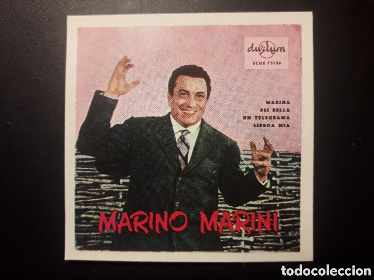 Colecionismo Cromos antigos: MARINO MARINI, N&deg; 30 ALBUM DISC-CROM 1960 SIN PEGAR PEDIDO M&Iacute;NIMO 3&euro;