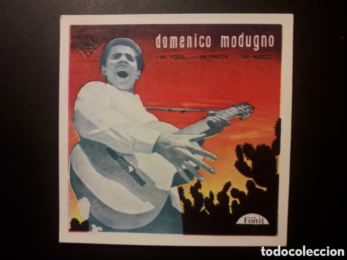 Colecionismo Cromos antigos: DOMENICO MODUGNO, N&deg; 36 ALBUM DISC-CROM 1960 SIN PEGAR PEDIDO M&Iacute;NIMO 3&euro;