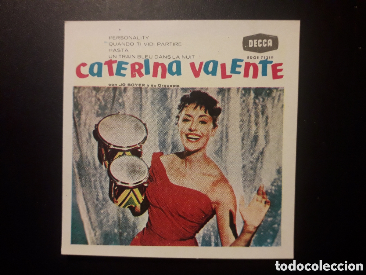 Colecionismo Cromos antigos: CATERINA VALENTE, N&deg; 72 ALBUM DISC-CROM 1960 SIN PEGAR PEDIDO M&Iacute;NIMO 3&euro;