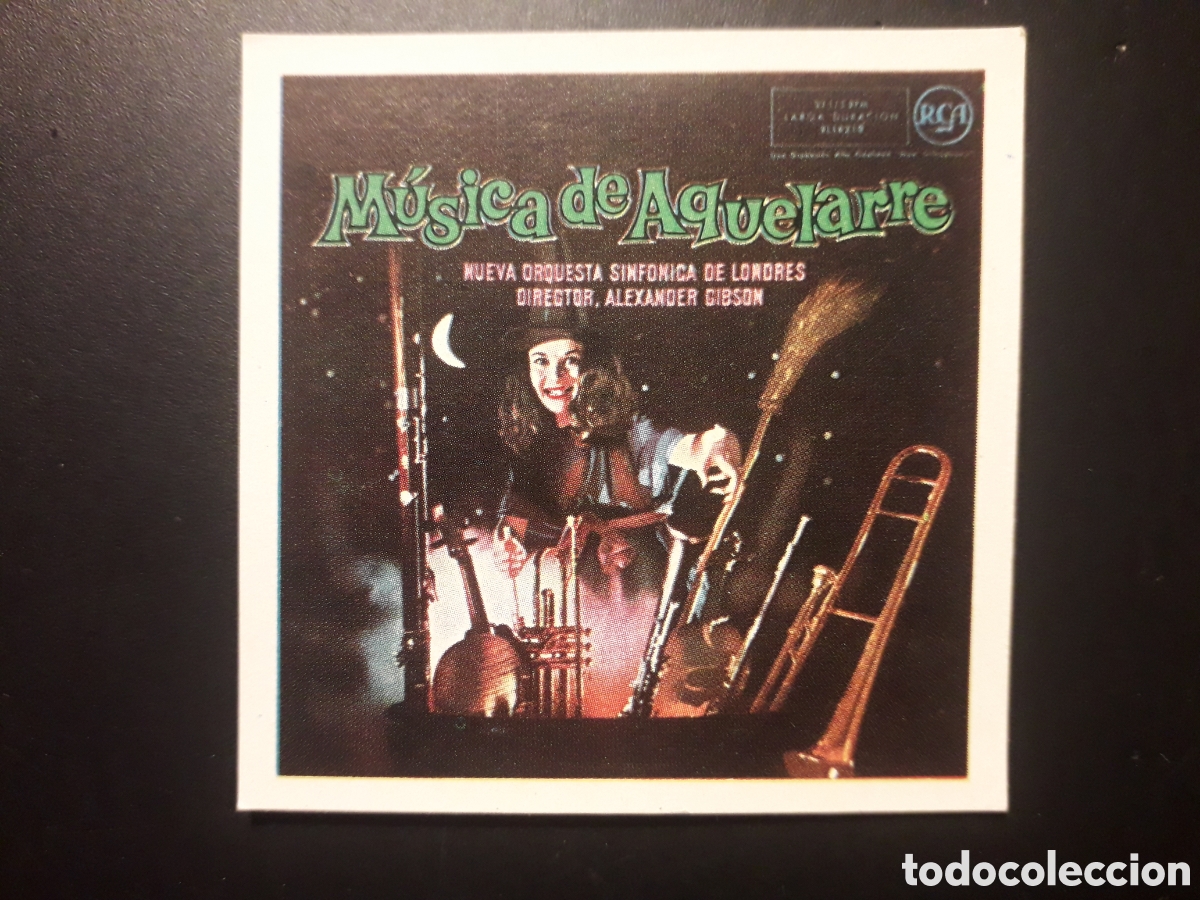 Colecionismo Cromos antigos: M&Uacute;SICA DE AQUELARRE, N&deg; 117 ALBUM DISC-CROM 1960 SIN PEGAR PEDIDO M&Iacute;NIMO 3&euro;