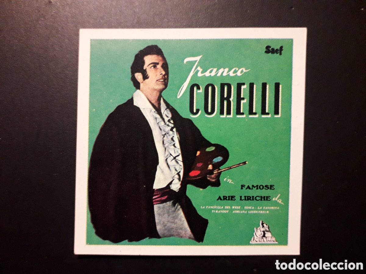 Colecionismo Cromos antigos: FRANCO CORELLI, N&deg; 111 ALBUM DISC-CROM 1960 SIN PEGAR PEDIDO M&Iacute;NIMO 3&euro;