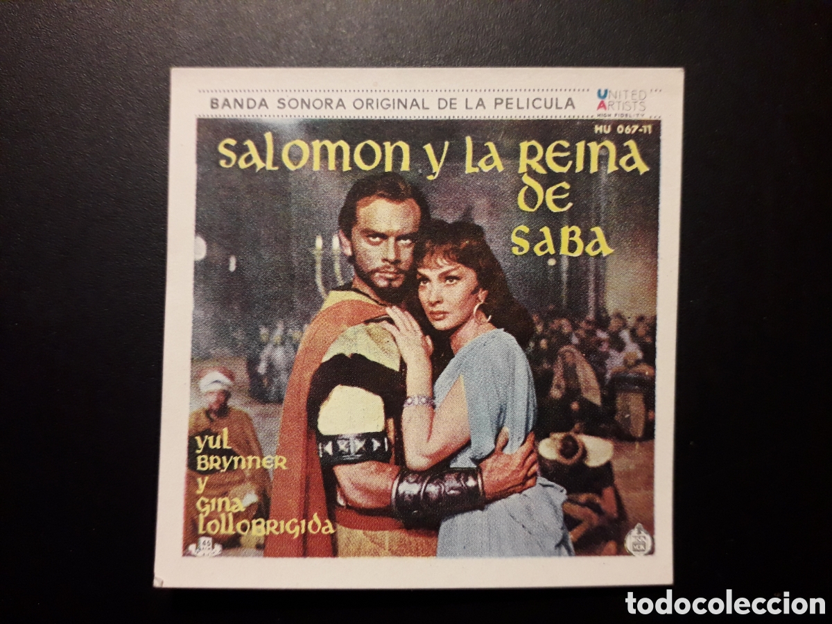 Colecionismo Cromos antigos: SALOM&Oacute;N Y LA REINA DE SABA, BSO, N&deg; 80 ALBUM DISC-CROM 1960 SIN PEGAR PEDIDO M&Iacute;NIMO 3&euro;