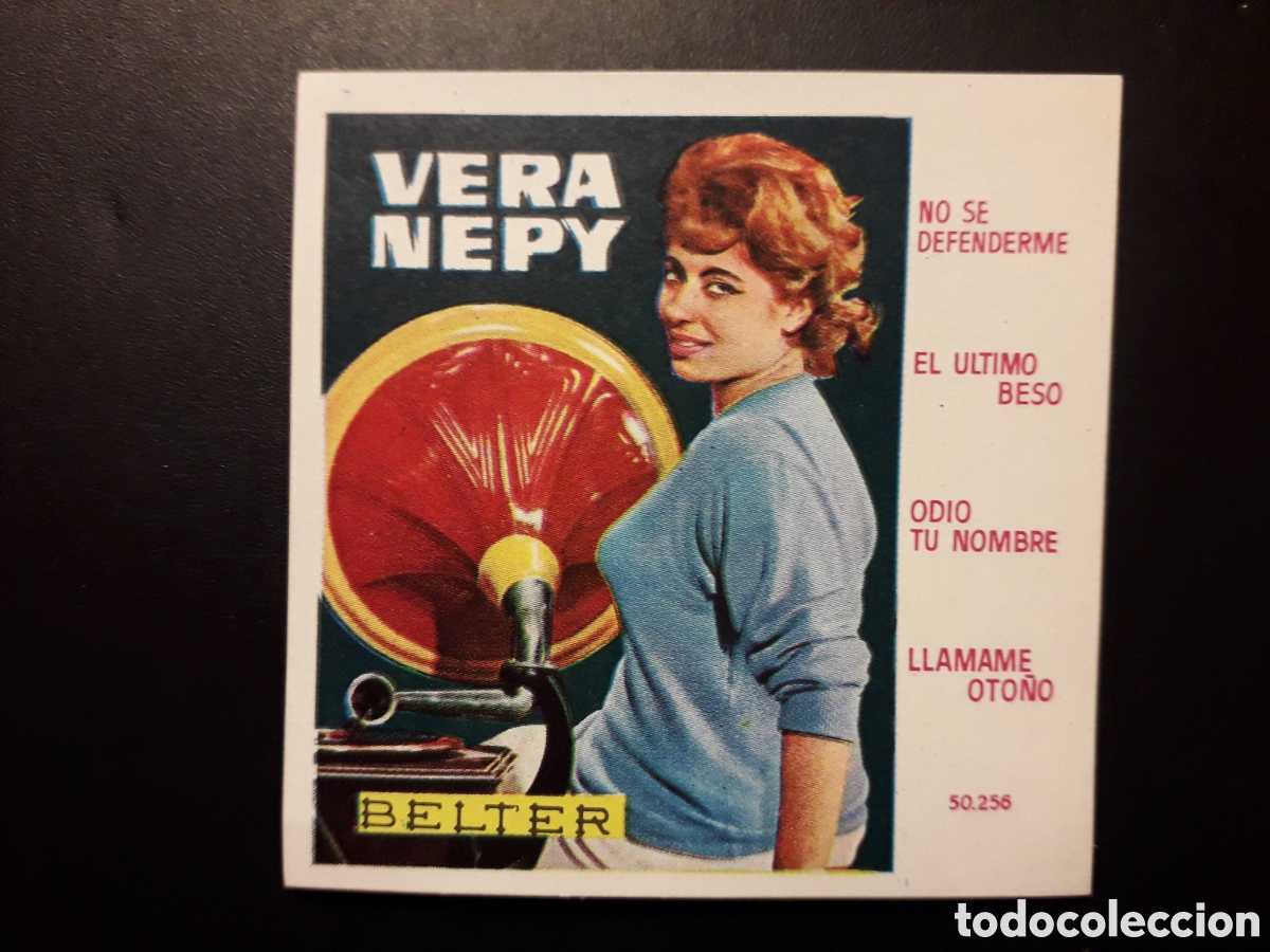 Colecionismo Cromos antigos: VERA NEPY N&deg; 1 ALBUM DISC-CROM 1960 SIN PEGAR PEDIDO M&Iacute;NIMO 3&euro;