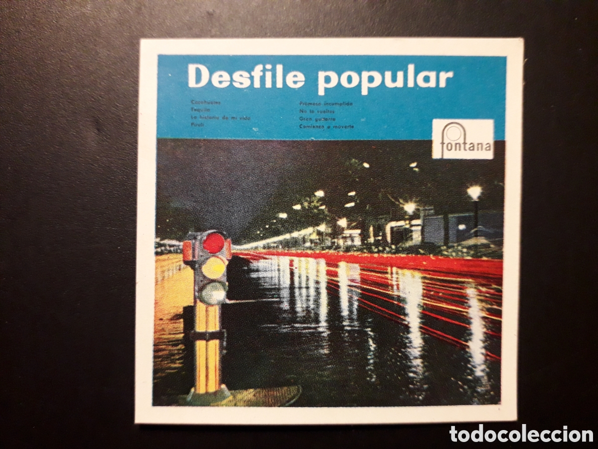 Colecionismo Cromos antigos: DESFILE POPULAR N&deg; 65 ALBUM DISC-CROM 1960 SIN PEGAR PEDIDO M&Iacute;NIMO 3&euro;