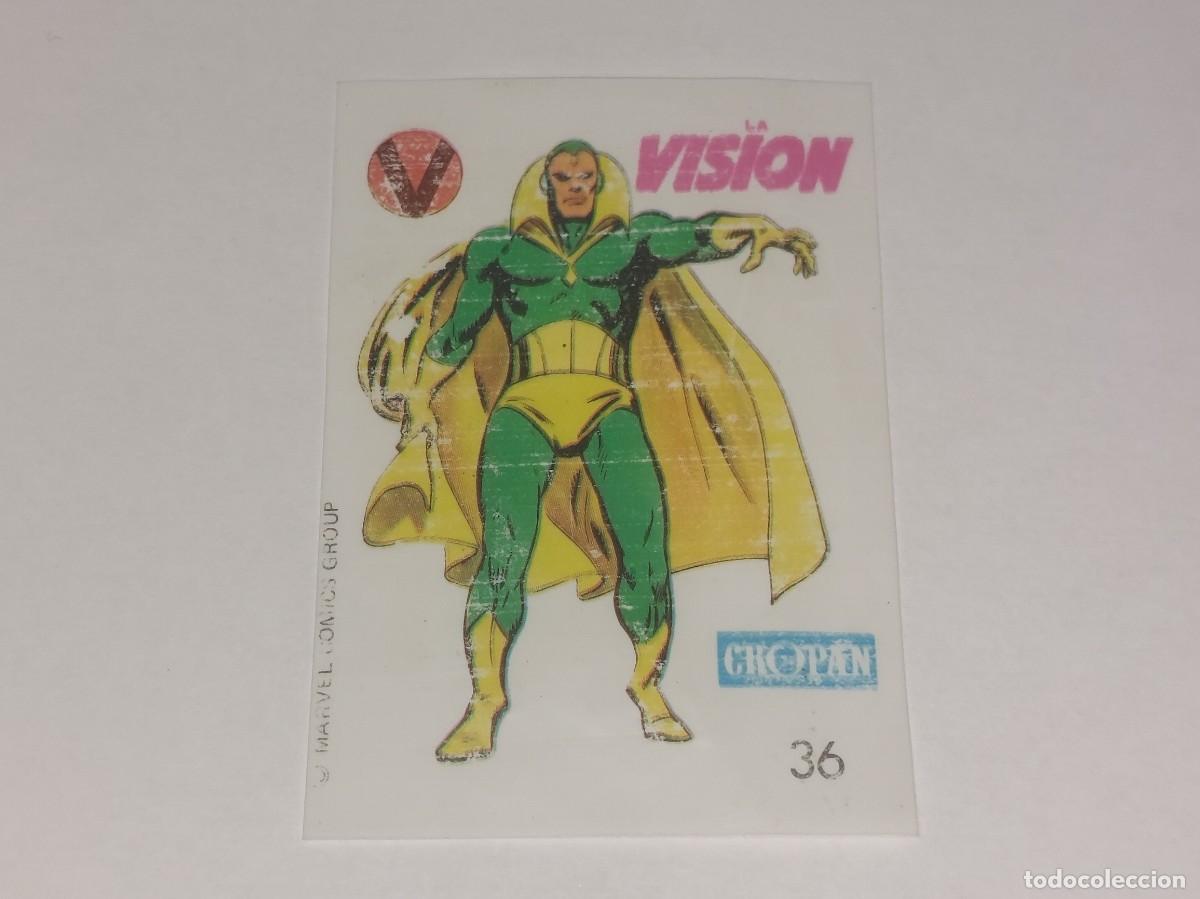 Coleccionismo Cromos antiguos: CROPAN : ANTIGUO CROMO N&ordm; 36 LA VISION ALBUM DESCUBRE A TUS HEROES FANTASTICOS A&Ntilde;O 1975