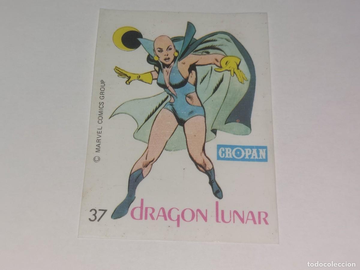 Coleccionismo Cromos antiguos: CROPAN : ANTIGUO CROMO N&ordm; 37 DRAGON LUNAR ALBUM DESCUBRE A TUS HEROES FANTASTICOS A&Ntilde;O 1975