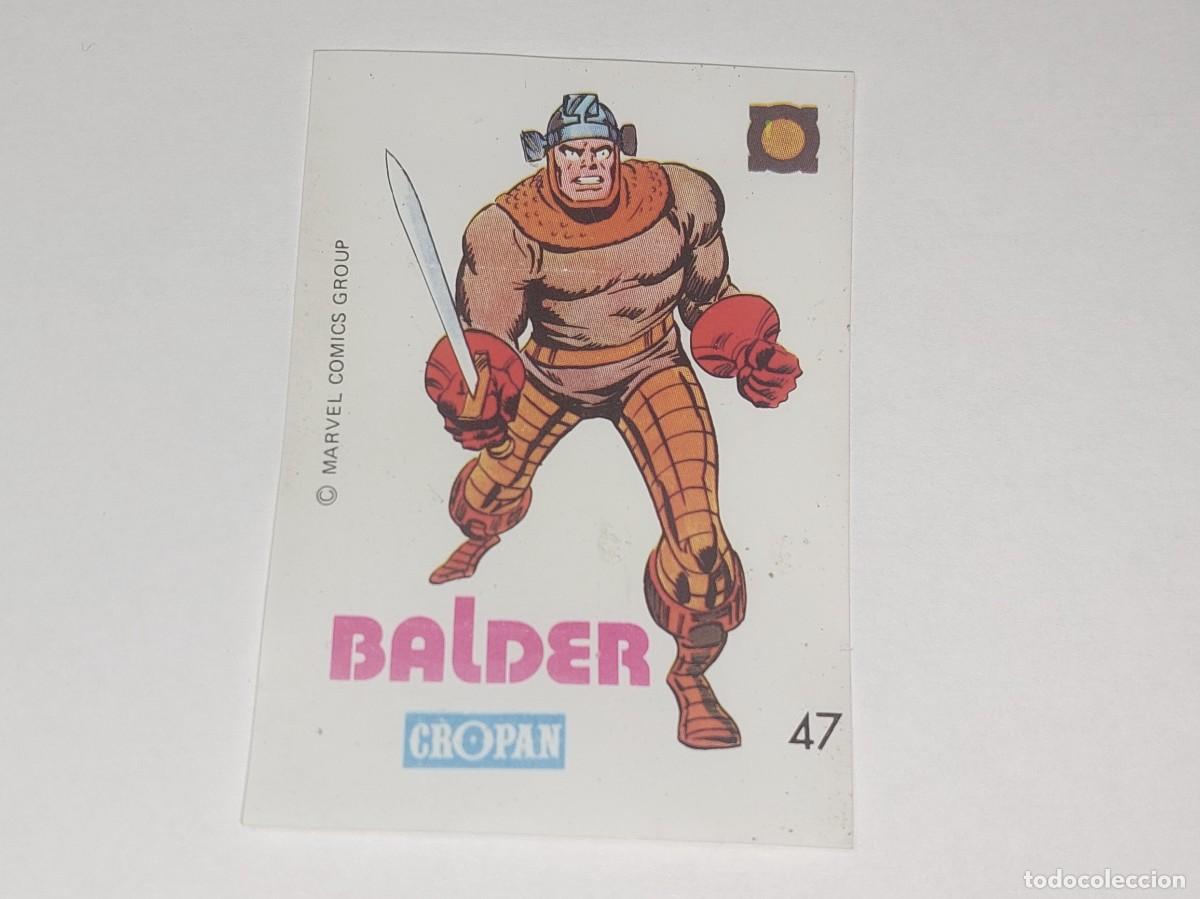 Coleccionismo Cromos antiguos: CROPAN : ANTIGUO CROMO N&ordm; 47 BALDER ALBUM DESCUBRE A TUS HEROES FANTASTICOS A&Ntilde;O 1975