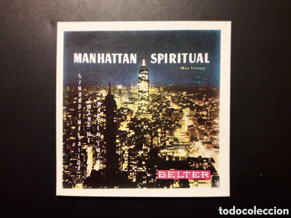Colecionismo Cromos antigos: MANHATTAN SPIRITUAL N&deg; 29 ALBUM DISC-CROM 1960 SIN PEGAR PEDIDO M&Iacute;NIMO 3&euro;