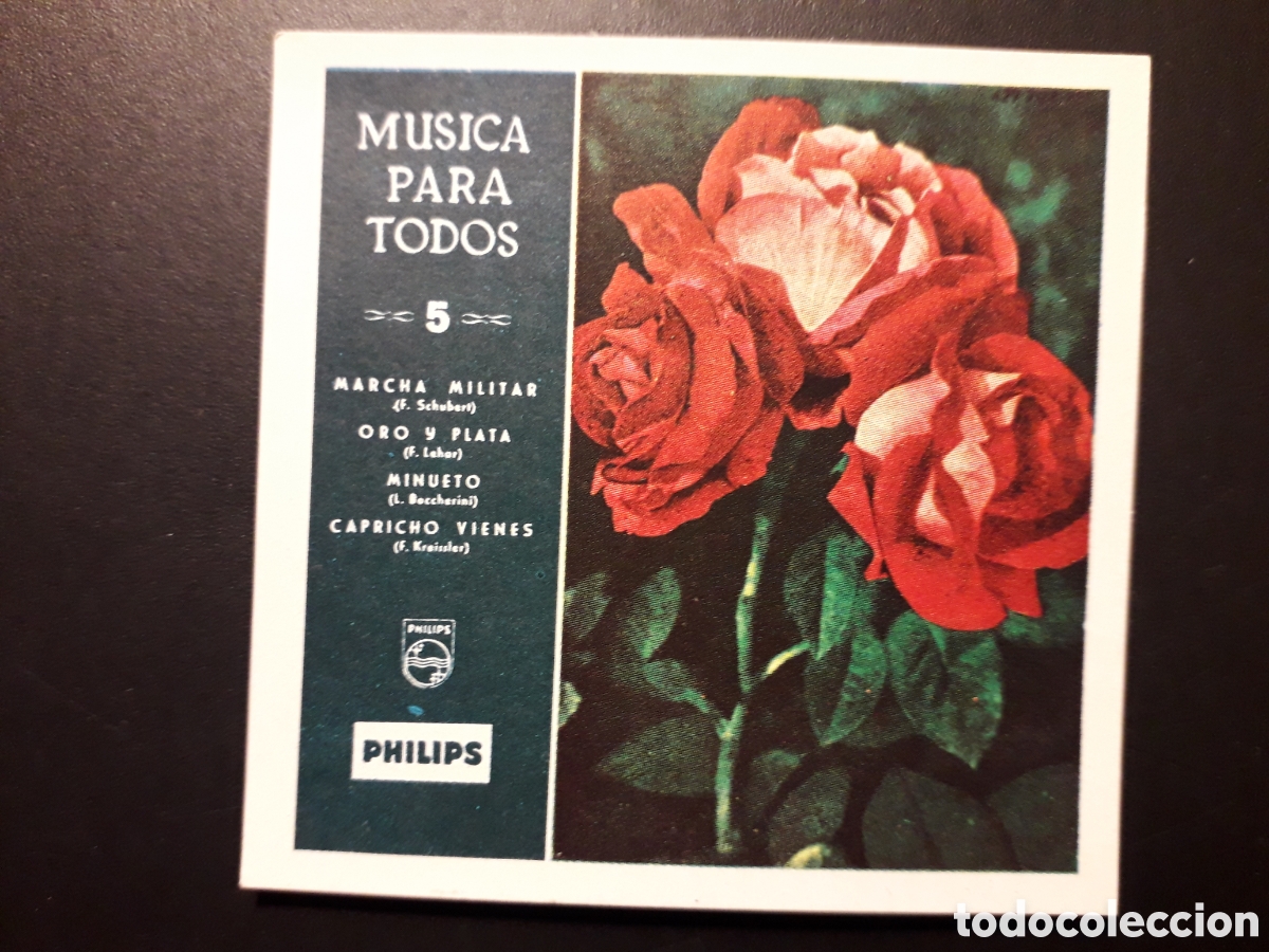 Collectionnisme Cartes &agrave; collectionner anciennes: M&Uacute;SICA PARA TODOS N&deg; 112 ALBUM DISC-CROM 1960 SIN PEGAR PEDIDO M&Iacute;NIMO 3&euro;