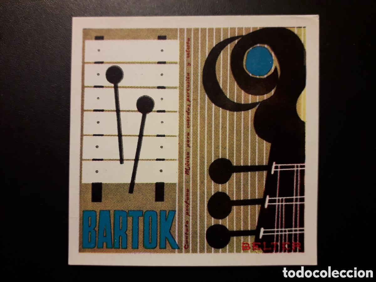 Collectionnisme Cartes &agrave; collectionner anciennes: BELA BARTOK N&deg; 110 ALBUM DISC-CROM 1960 SIN PEGAR PEDIDO M&Iacute;NIMO 3&euro;