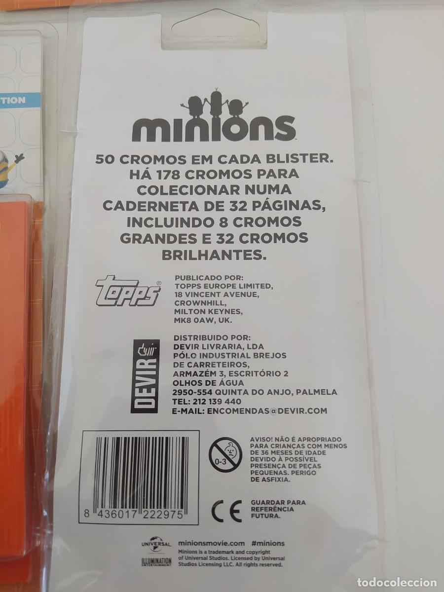 Coleccionismo cromos antiguos: Blister Topps Minions cromos stickers - Foto 2