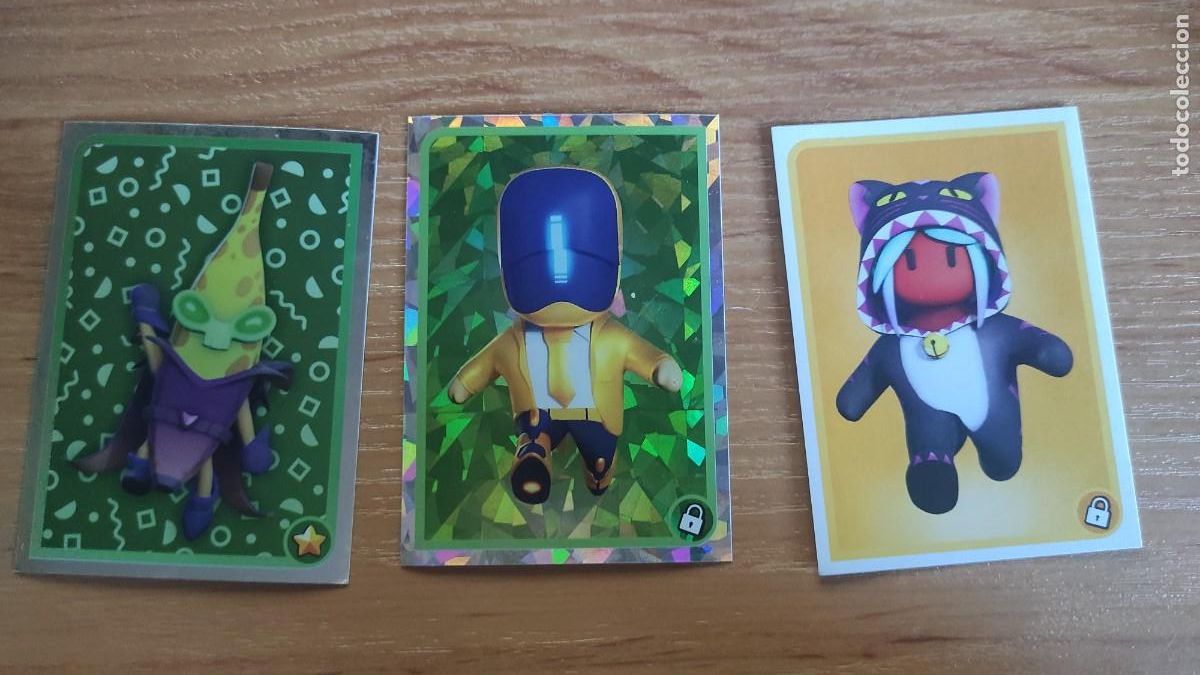 Coleccionismo cromos antiguos: 3 cromos Stumble Guys. Stickers - Foto 1