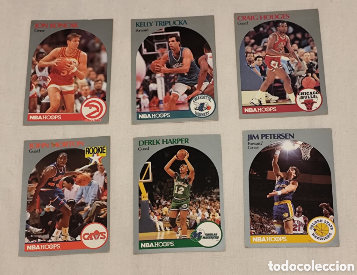 Coleccionismo cromos antiguos: Cromos NBA 1990 NBAhoops - Foto 4
